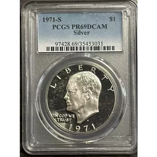 1971-S $1 Silver, DCAM