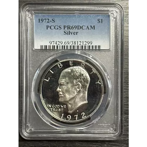 1972-S $1 Silver, DCAM