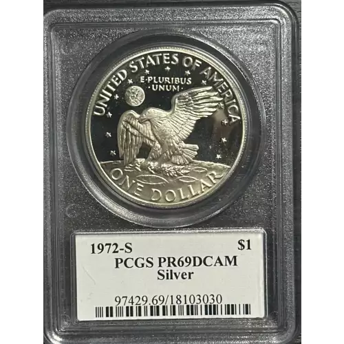 1972-S $1 Silver, DCAM (2)