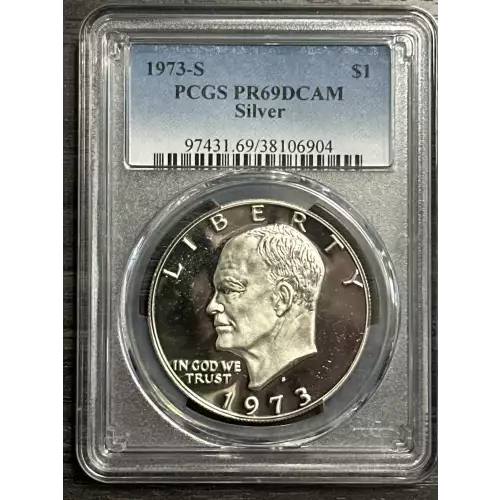 1973-S $1 Silver, DCAM