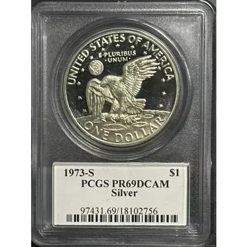 1973-S $1 Silver, DCAM (2)