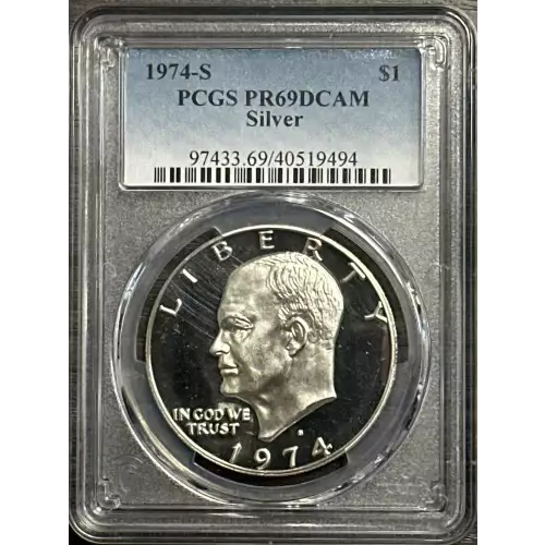 1974-S $1 Silver, DCAM
