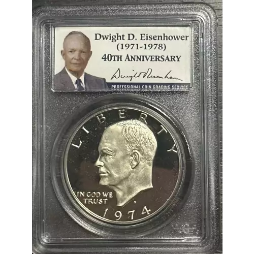 1974-S $1 Silver, DCAM