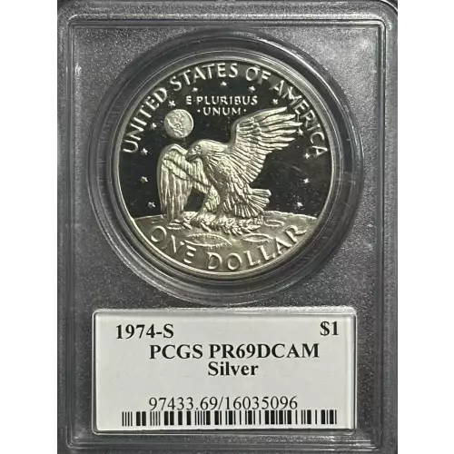 1974-S $1 Silver, DCAM (2)