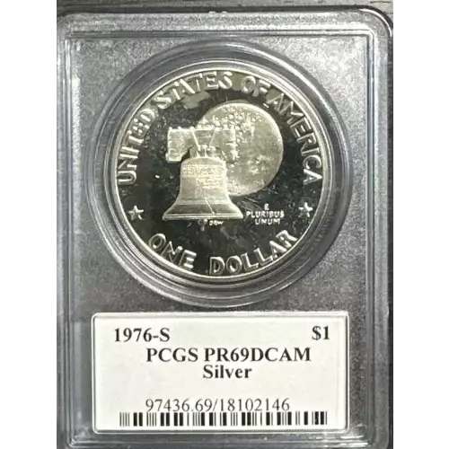 1976-S $1 Silver, DCAM (2)