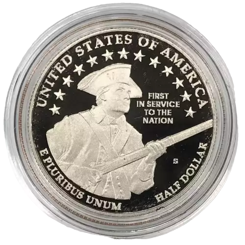 2011-S United States Army Proof Clad Half Dollar w US Mint OGP - Box & COA
