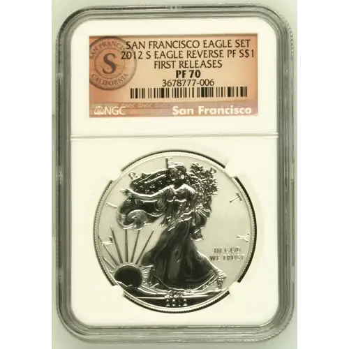 2012 S SAN FRANCISCO EAGLE SET FIRST RELEASES OFFICIAL US MINT SET (2)