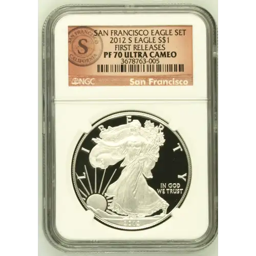 2012 S SAN FRANCISCO EAGLE SET FIRST RELEASES OFFICIAL US MINT SET ULTRA CAMEO (2)