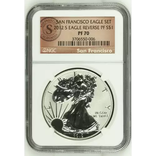 2012 S SAN FRANCISCO EAGLE SET OFFICIAL US MINT SET (2)