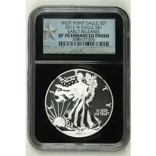 2013 W WEST POINT EAGLE SET EARLY RELEASES OFFICIAL US MINT SET ENHANCED FINISH (2)