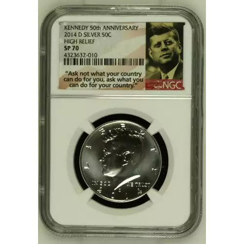 2014 D HIGH RELIEF KENNEDY 50th ANNIVERSARY (2)