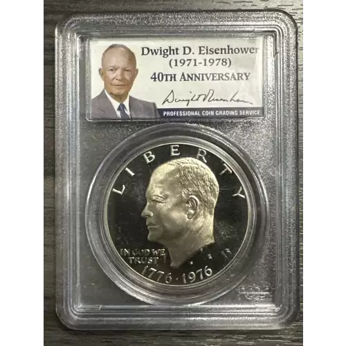 Dollars---Eisenhower 1971-1978 Copper-Nickel- 1 Dollar