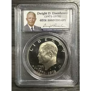 Dollars---Eisenhower 1971-1978 Copper-Nickel- 1 Dollar