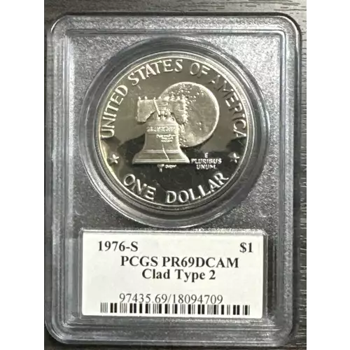 Dollars---Eisenhower 1971-1978 Copper-Nickel- 1 Dollar