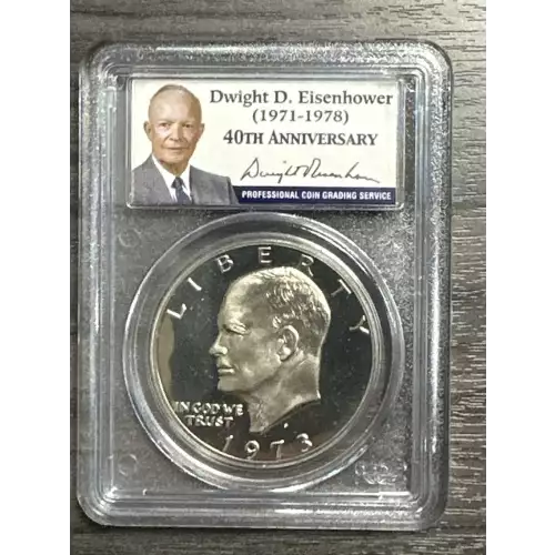 Dollars---Eisenhower 1971-1978 Copper-Nickel- 1 Dollar