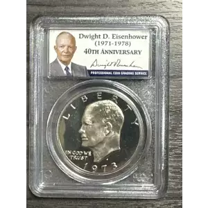 Dollars---Eisenhower 1971-1978 Copper-Nickel- 1 Dollar