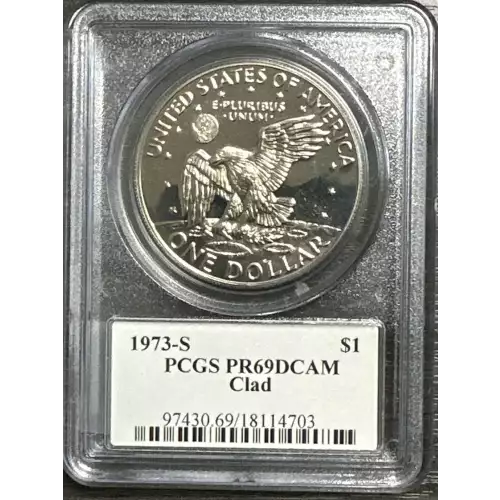 Dollars---Eisenhower 1971-1978 Copper-Nickel- 1 Dollar