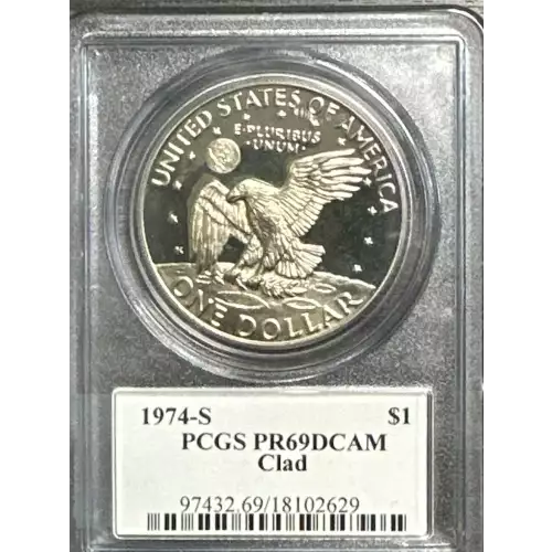 Dollars---Eisenhower 1971-1978 Copper-Nickel- 1 Dollar