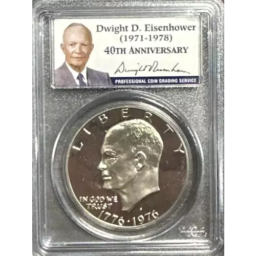 Dollars---Eisenhower 1971-1978 Copper-Nickel- 1 Dollar