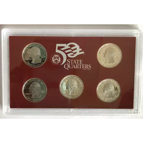 Mint Proof Set - 2006S 5 Piece Quarter Silver ($1.25 FV) - Set