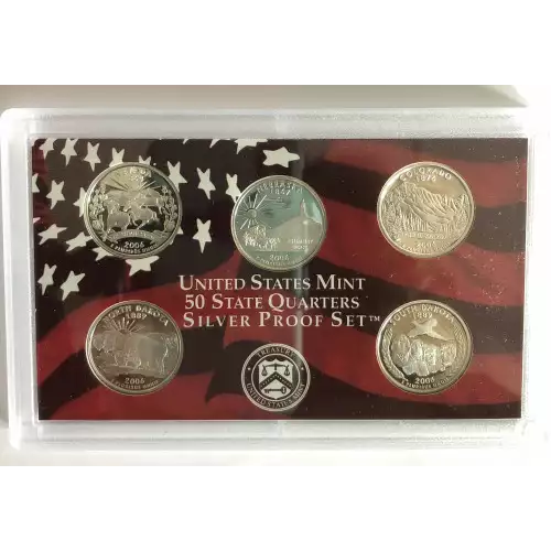 Mint Proof Set - 2006S 5 Piece Quarter Silver ($1.25 FV) - Set