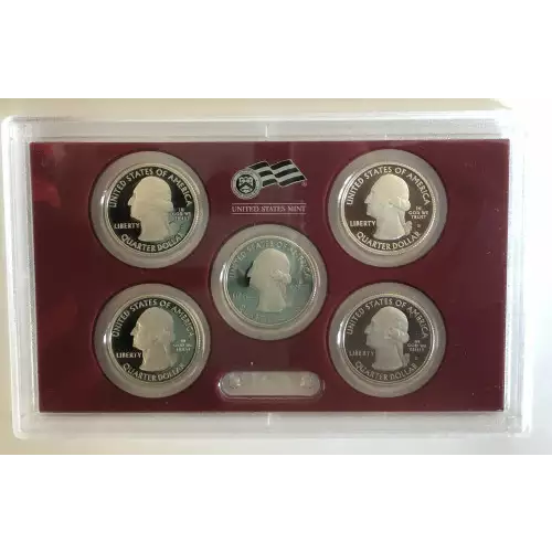 Mint Proof Set - 2010S 5 Piece Quarter Silver ($1.25 FV) - Set (3)