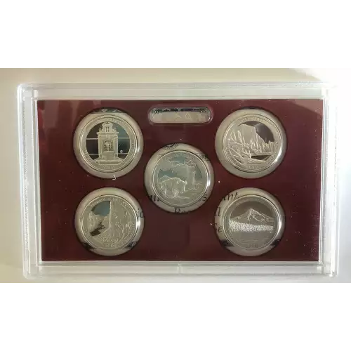 Mint Proof Set - 2010S 5 Piece Quarter Silver ($1.25 FV) - Set (4)