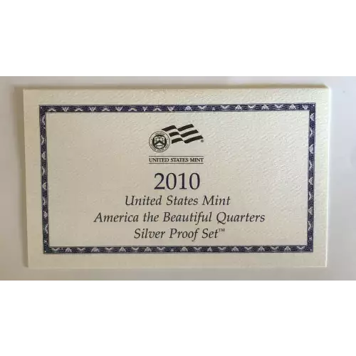 Mint Proof Set - 2010S 5 Piece Quarter Silver ($1.25 FV) - Set (5)