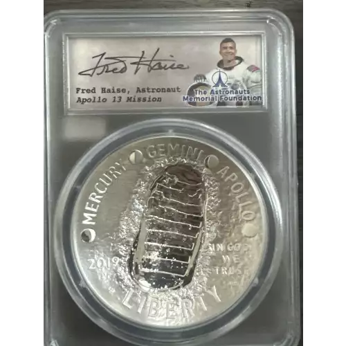 Modern Commemoratives ---Apollo 11 5oz. 2019 -Silver- 1 Dollar 