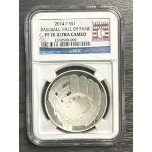 Modern Commemoratives --- National Baseball Hall of Fame 2014 -Silver- 1 Dollar