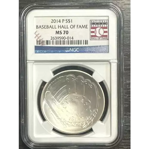 Modern Commemoratives --- National Baseball Hall of Fame 2014 -Silver- 1 Dollar
