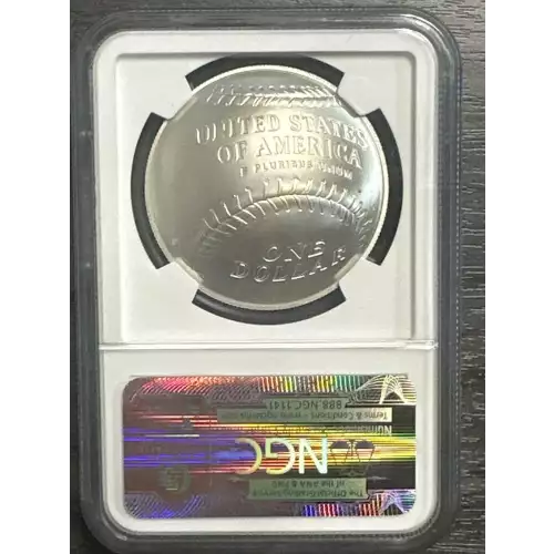 Modern Commemoratives --- National Baseball Hall of Fame 2014 -Silver- 1 Dollar