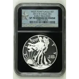 2013 W WEST POINT EAGLE SET EARLY RELEASES OFFICIAL US MINT SET ENHANCED FINISH (2)