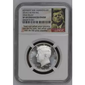 2014 S HIGH RELIEF KENNEDY 50th ANNIVERSARY ENHANCED FINISH (2)