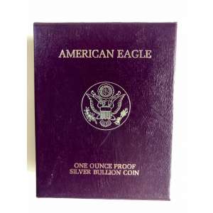 1986 S 1oz Silver Eagle  Proof - with Original Govt Packaging