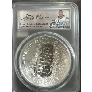 Modern Commemoratives ---Apollo 11 5oz. 2019 -Silver- 1 Dollar 