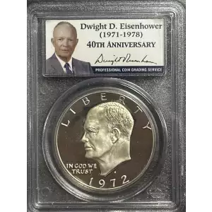 1972-S $1 Silver, DCAM